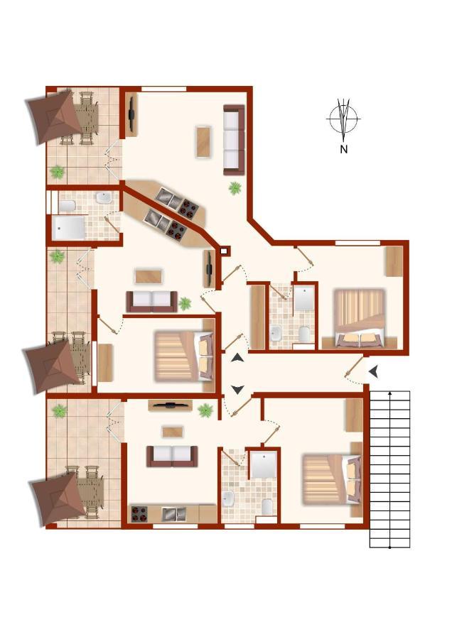 Apartment Novak Vir Buitenkant foto